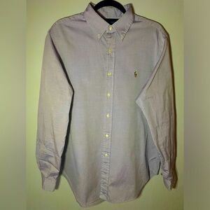Polo Ralph Lauren Button Down Shirt Size L in Light Purple